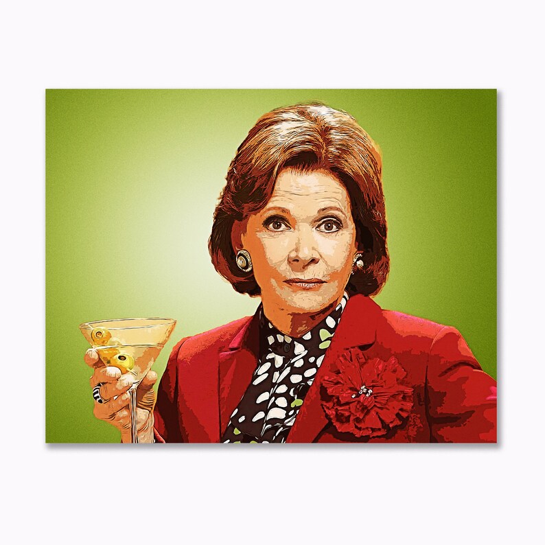 Lucille Bluth Art Print / Arrested Developement / Jessica Walter image 2