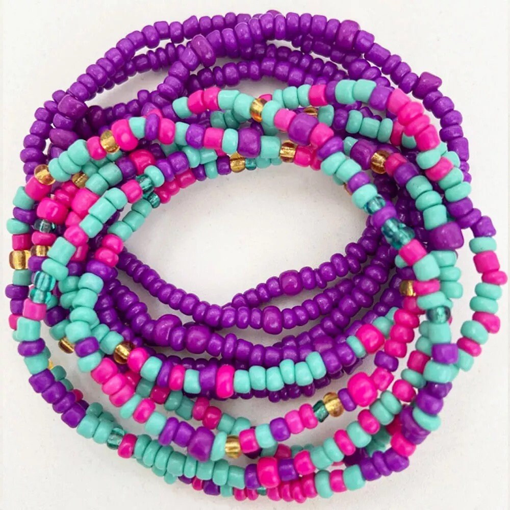 Waist Beads Elastic Band Waist Beads African Waist Beads Etsy