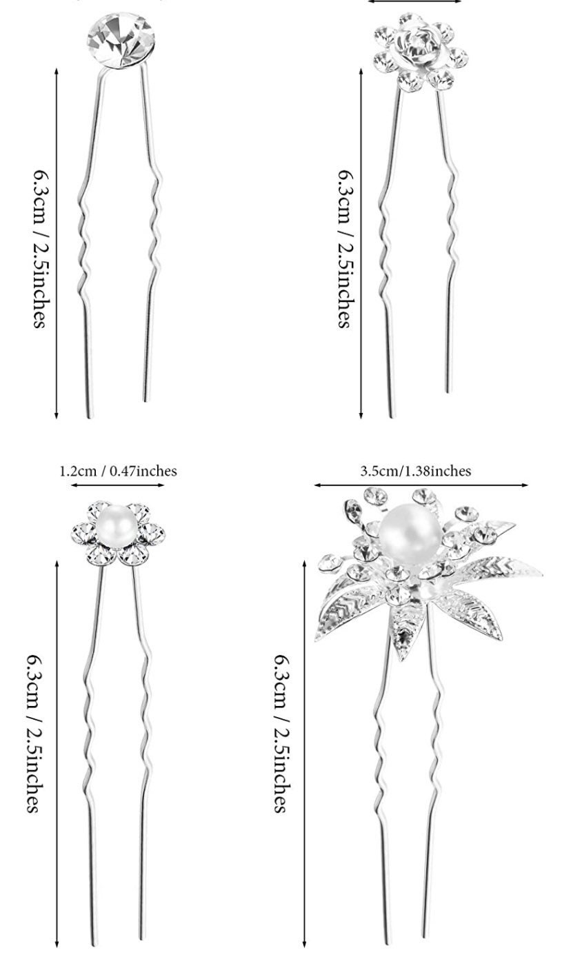 Bridal Hair Accessories Bridal Hair Clips Bridesmaid Gift Etsy