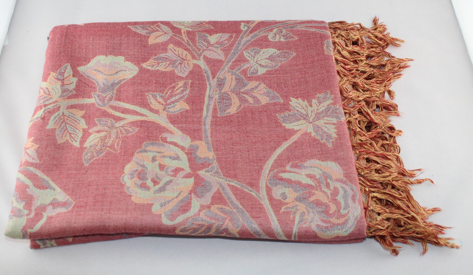 Artisan Silk Paisley Throw Blanket Etsy
