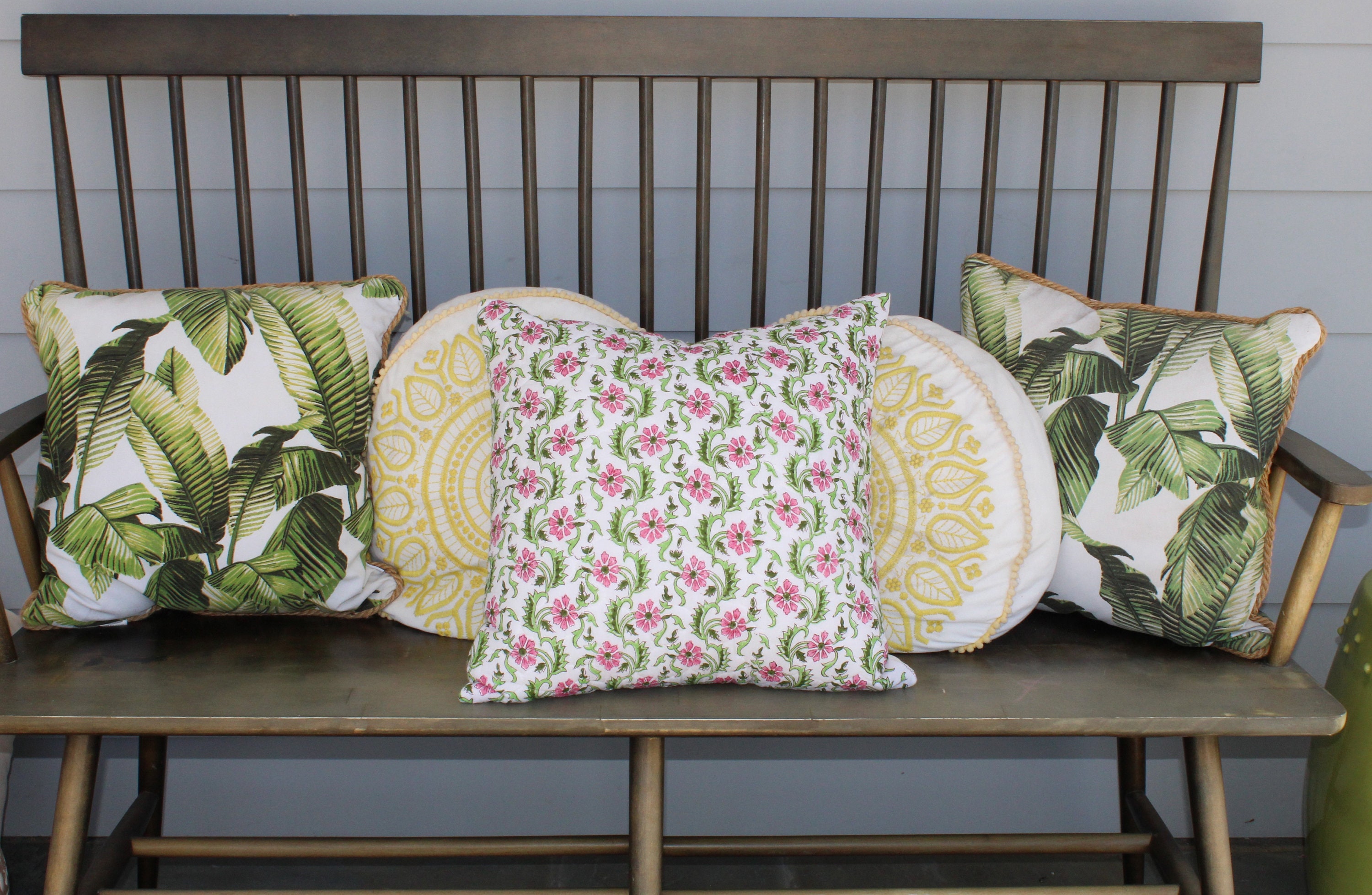 FLORAL PILLOW CASE Home Cushion Cover Printed Pillow Case Cotton Pillow Cover Elegant Pillow