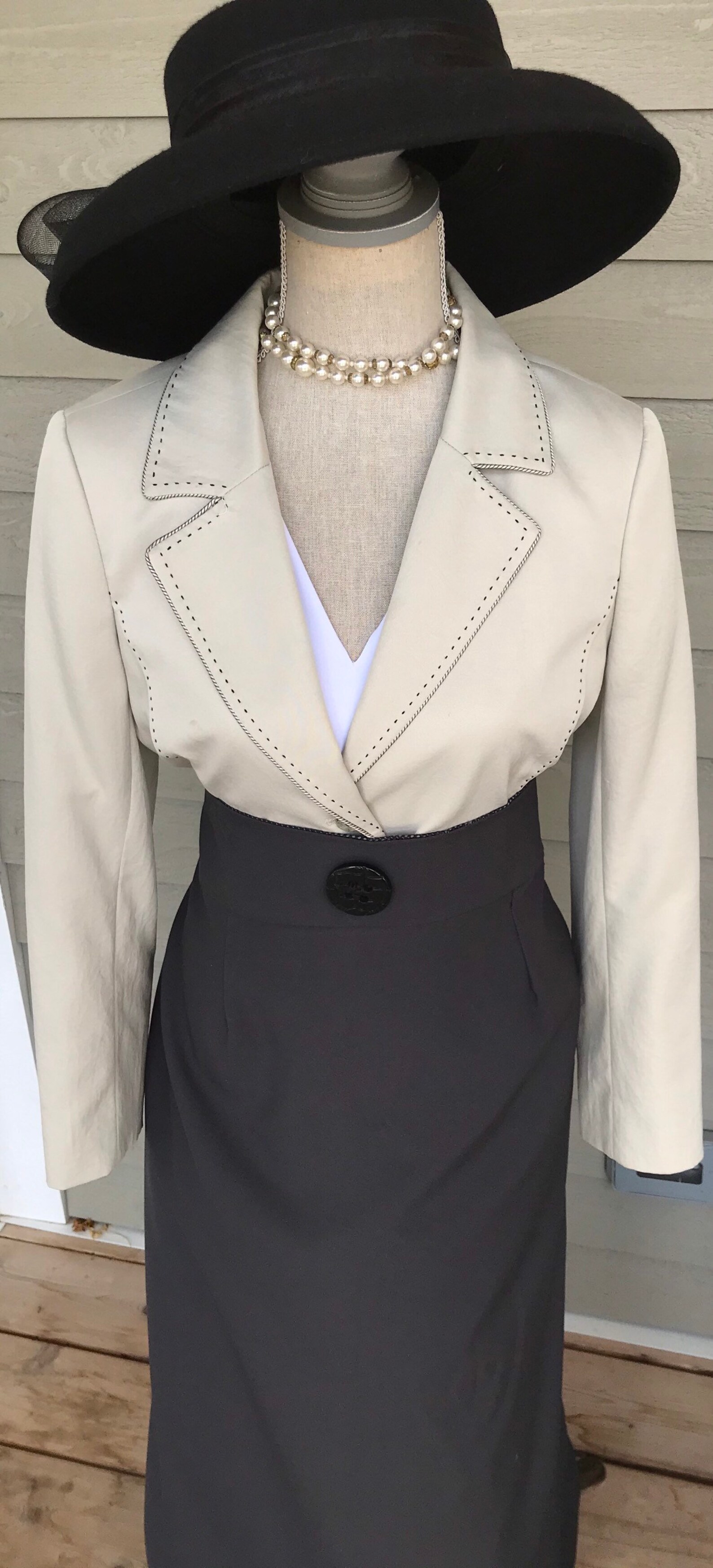 Grey Lined Carriage Driving Apron Etsy