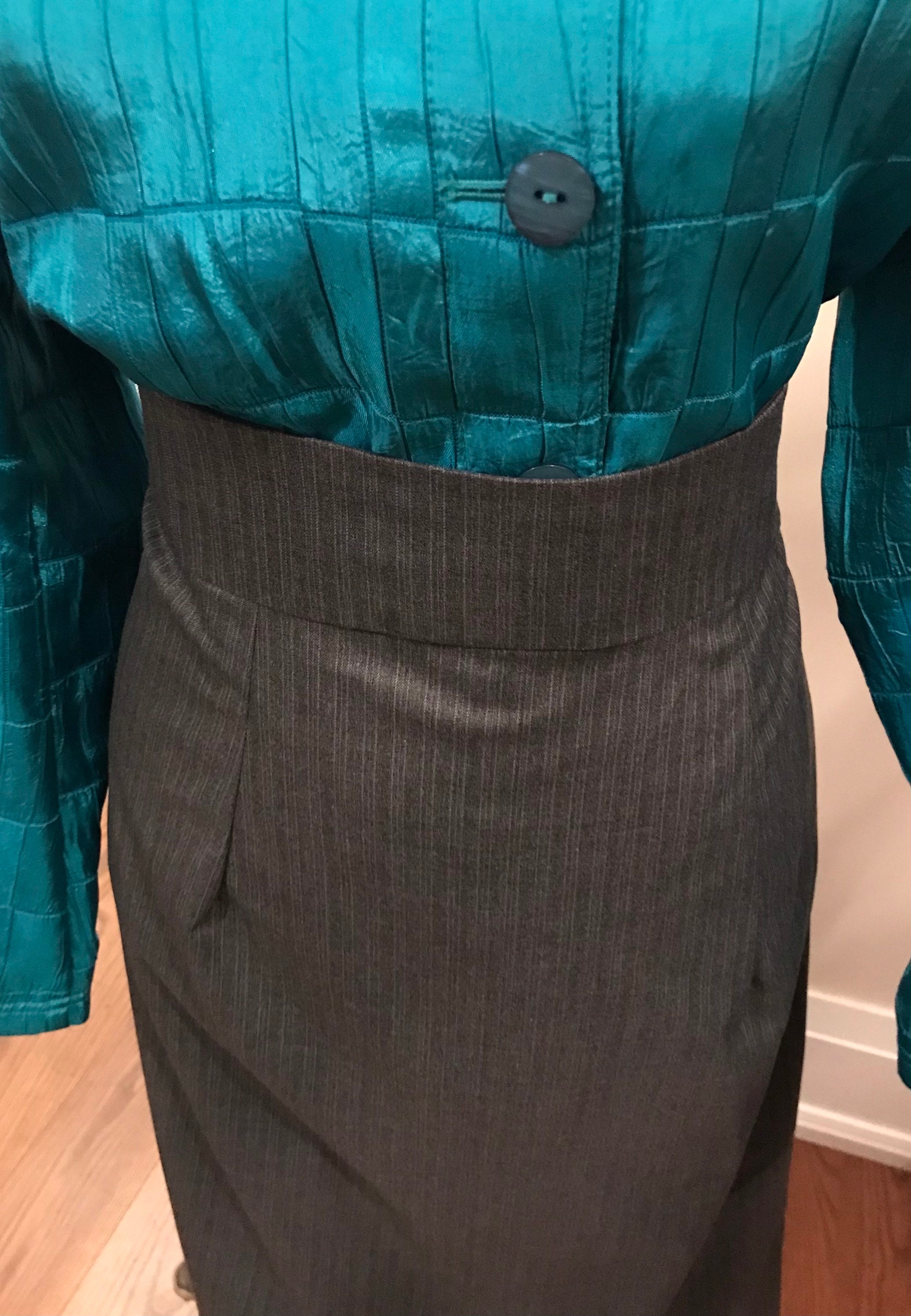 Grey Pinstripe Carriage Driving Apron 38 or 34 Waist Etsy UK