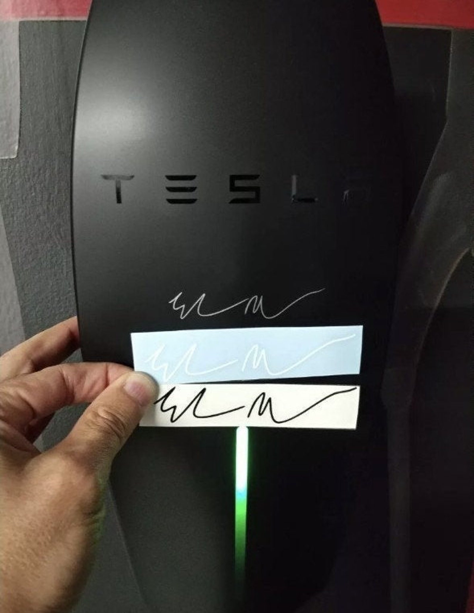 Tesla Elon Musk Signature Vinyl Sticker Decal Autograph | Etsy