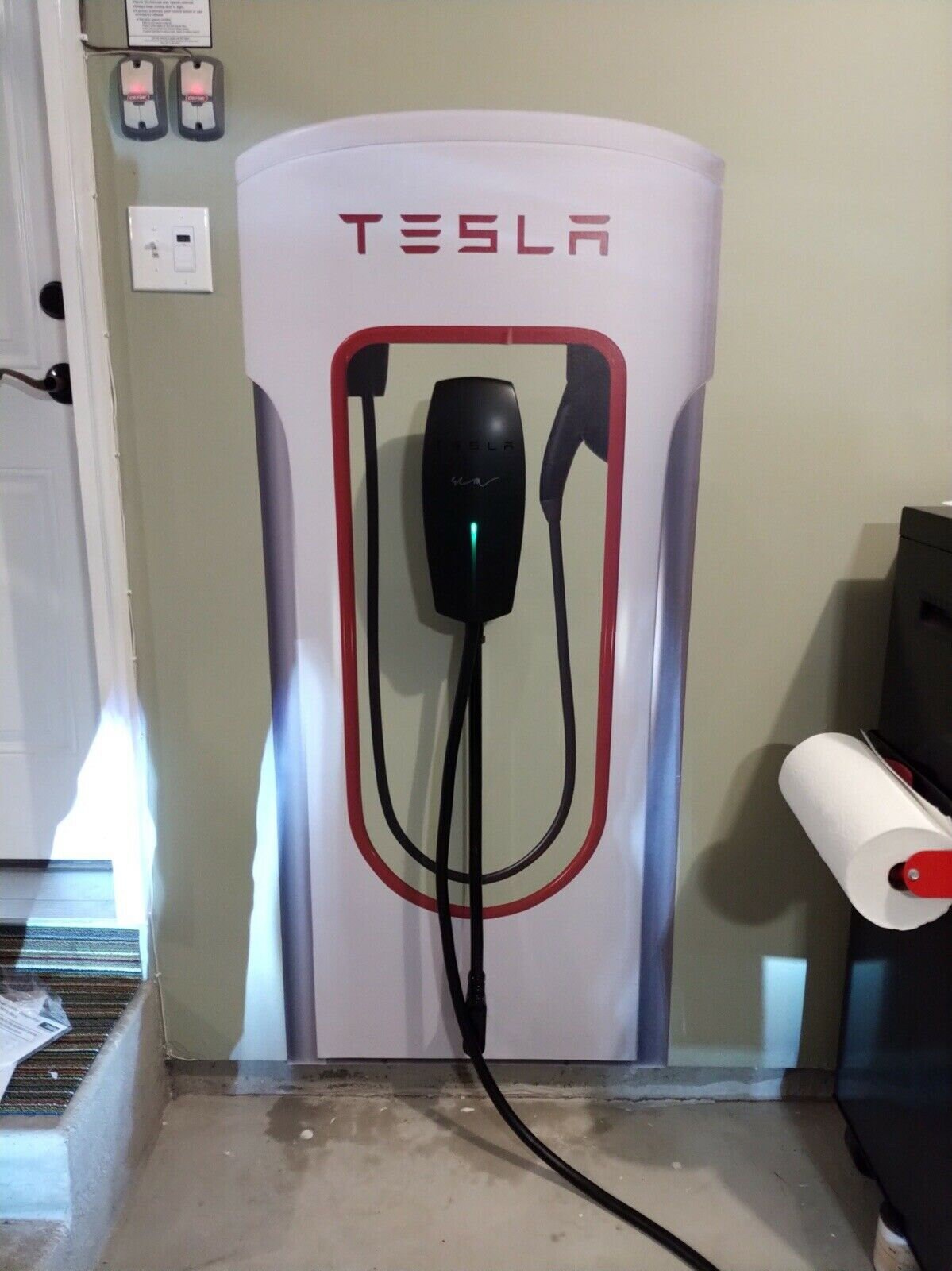 Street Legal Decals Electric Car Charger Door Decal – 5.5" Round Vinyl Sticker For Prius, Volt, Tesla