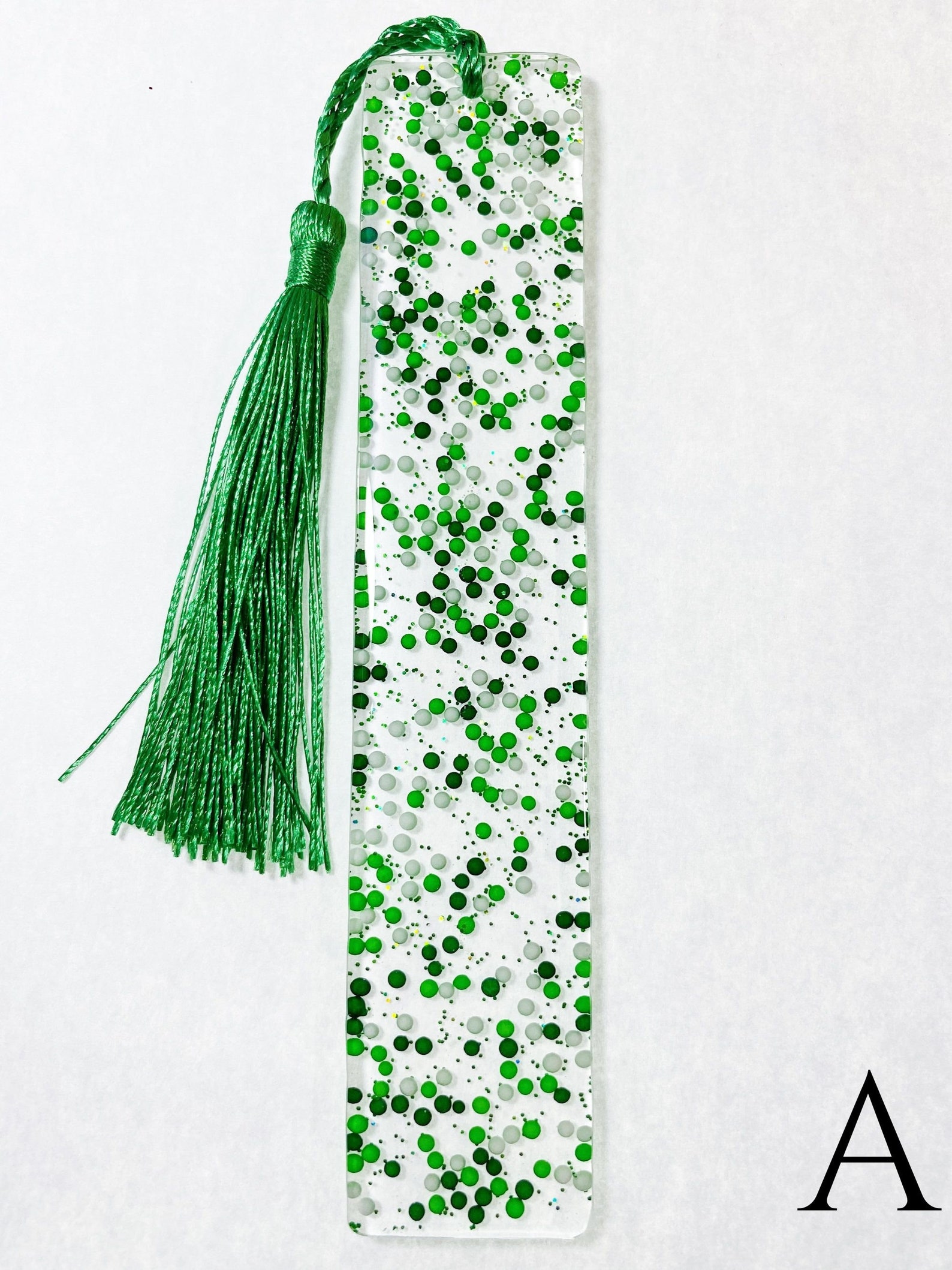 Springles Bookmark Green Sprinkles Resin Bookmark | Etsy