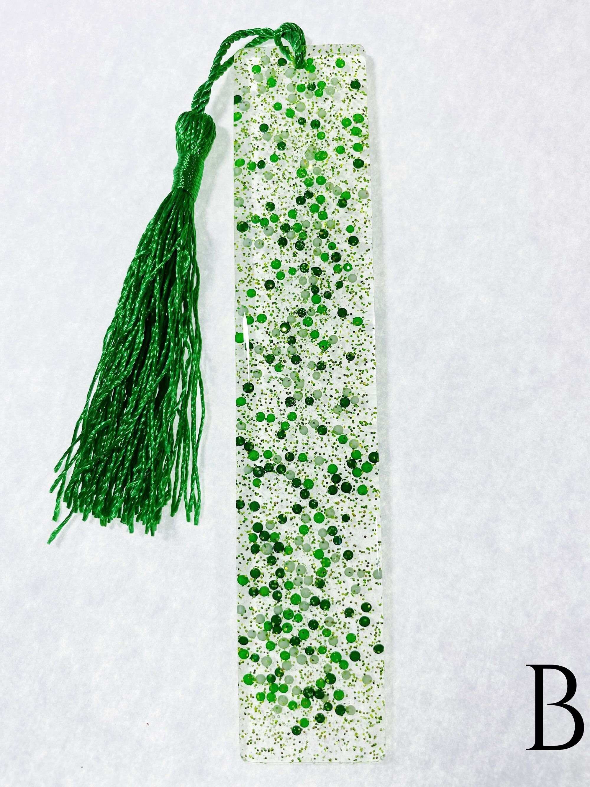 Springles Bookmark Green Sprinkles Resin Bookmark | Etsy