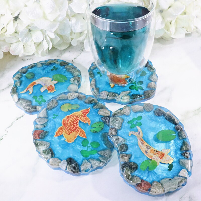 Resin Koi Fish - Etsy