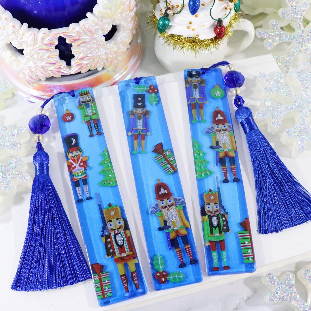 Nutcracker Bookmark Christmas Book Mark Holiday Bookmark Etsy