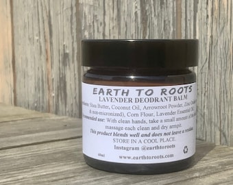 Natural Deodorant Solid Balm