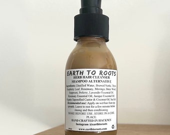 Herb Hair Cleanser Alternative Natural Shampoo Hair Wash Organic Oil Base