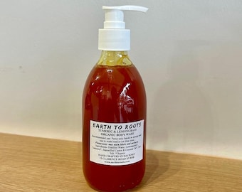 Turmeric & Lemongrass Organic Body Wash (Liquid Soap)