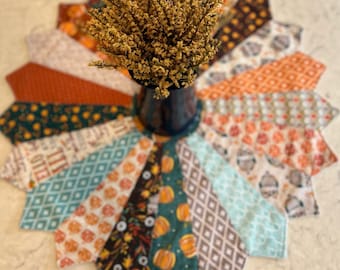 Fall Table Topper | Fall Dreseden Topper | Fall Table Decor | Thanksgiving Decor | Thanksgiving Table Linens | Starburst Topper
