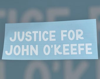 FREE KAREN READ Decal | Justice for John O'Keefe Decal| Framed Decal