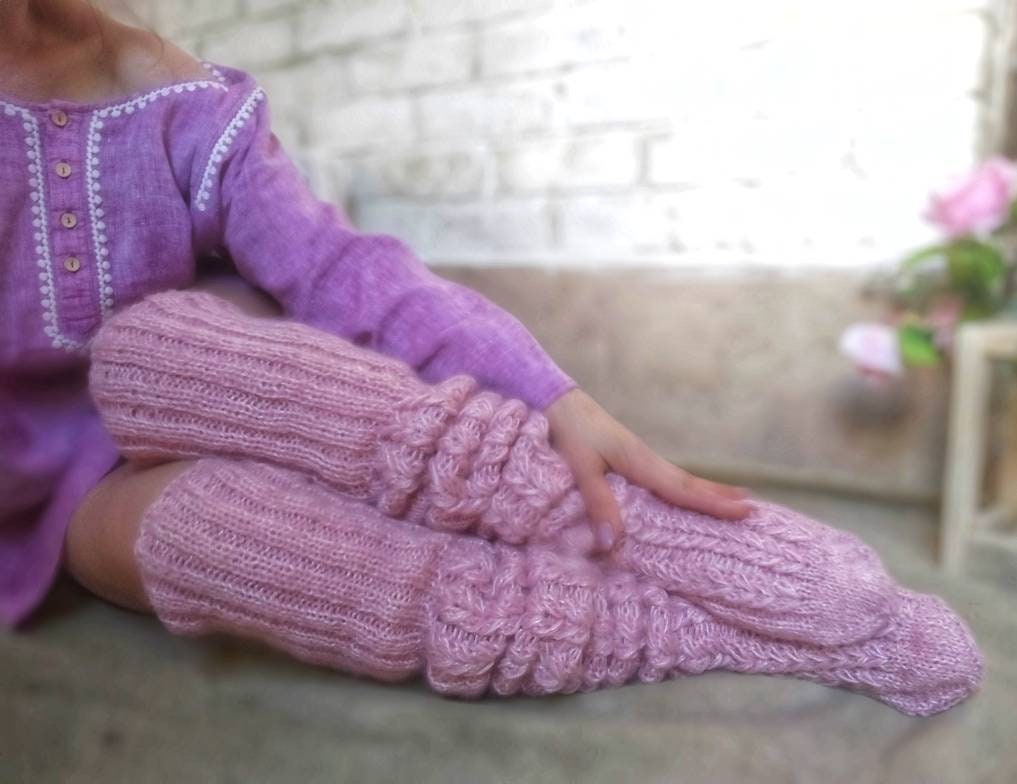 Thigh High Socks Thick Socks Slouchy 