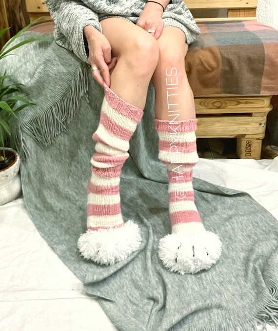 Slipper Socks Pillow Paws Ankle High by Principle Business Enterprises