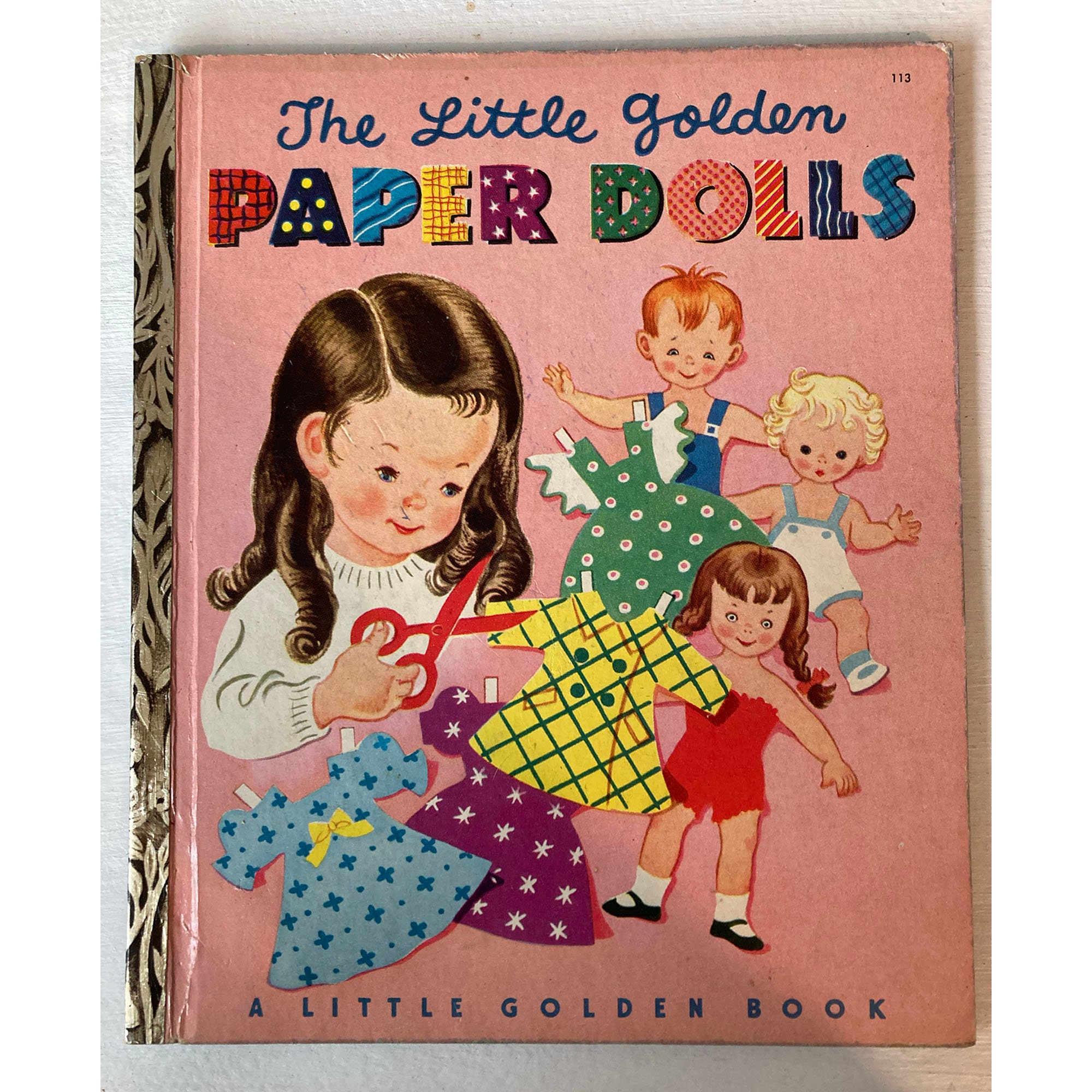 Vintage the Little Golden Book Paper Dolls 1951 by Hilda Miloche Simon