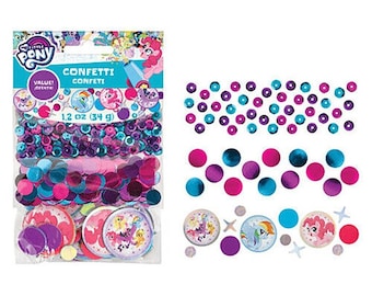 My Little Pony Friendship Confetti Colorful Birthday Party Glittery Table Decor 1.2 oz