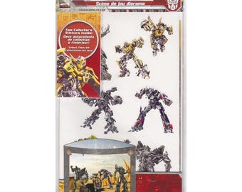 Transformers Diorama Birthday Party Favor Stickers 4 Sheets Per Packages