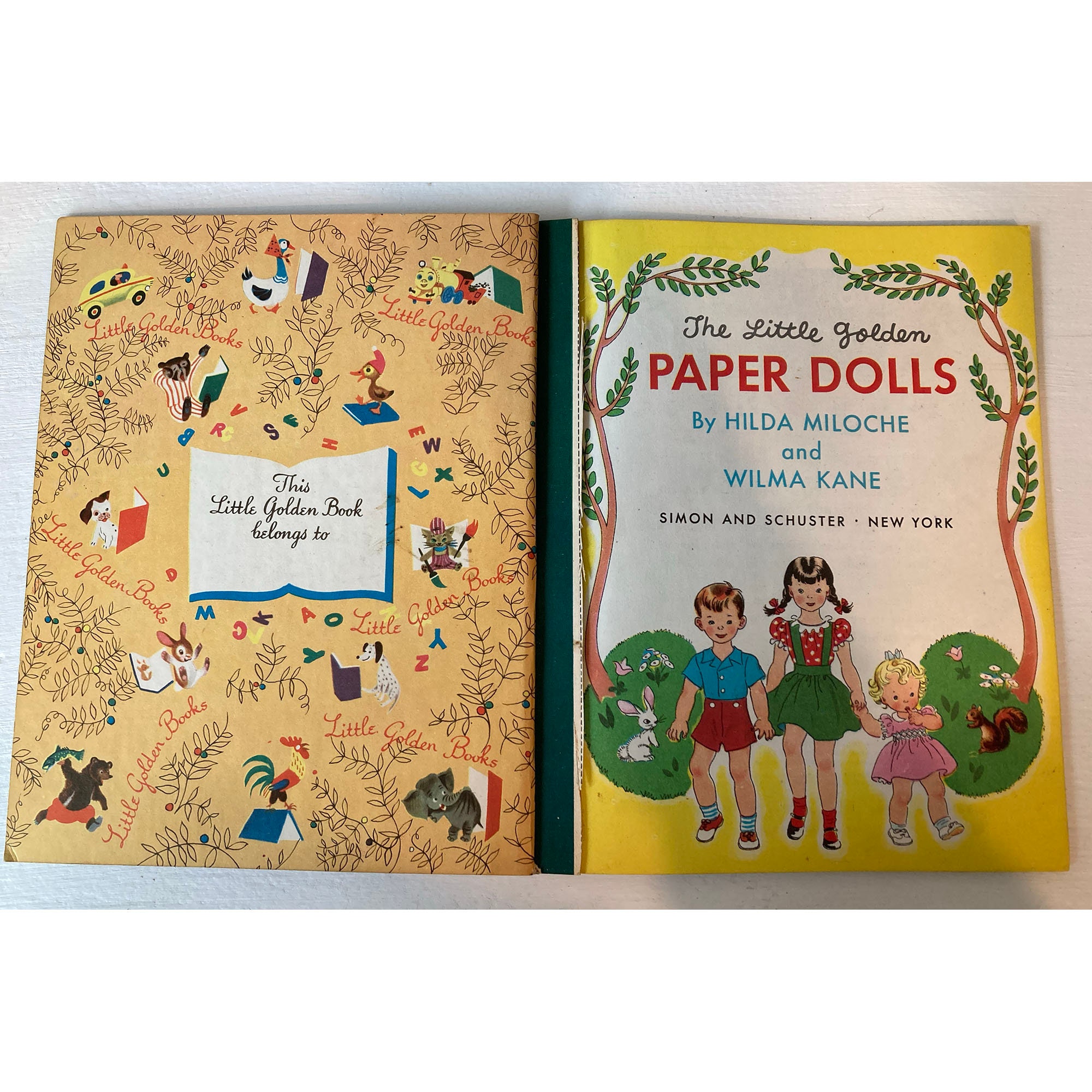 Vintage the Little Golden Book Paper Dolls 1951 by Hilda Miloche Simon