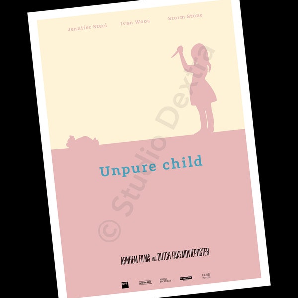 UNPURE CHILD | Fake movie poster | Instant Download |