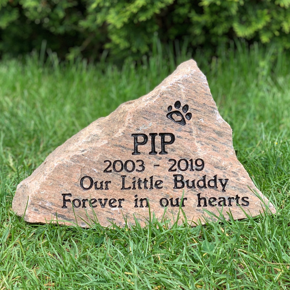 Pet Memorials Pet Memorial Stone Dog Memorials Cat Etsy