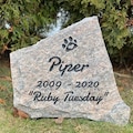 Pet Memorial Gifts: Dog Cat Headstone Granite Grave Marker product logo