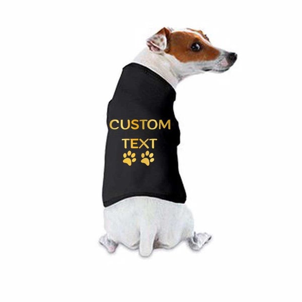 Custom Dog Tank Top, Doggie Tank Top, Personalized Tank Shirts for Dogs