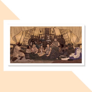 the revenge crew print (our flag means death)