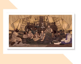 the revenge crew print (our flag means death)