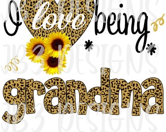 Download Love Being A Grandma Etsy