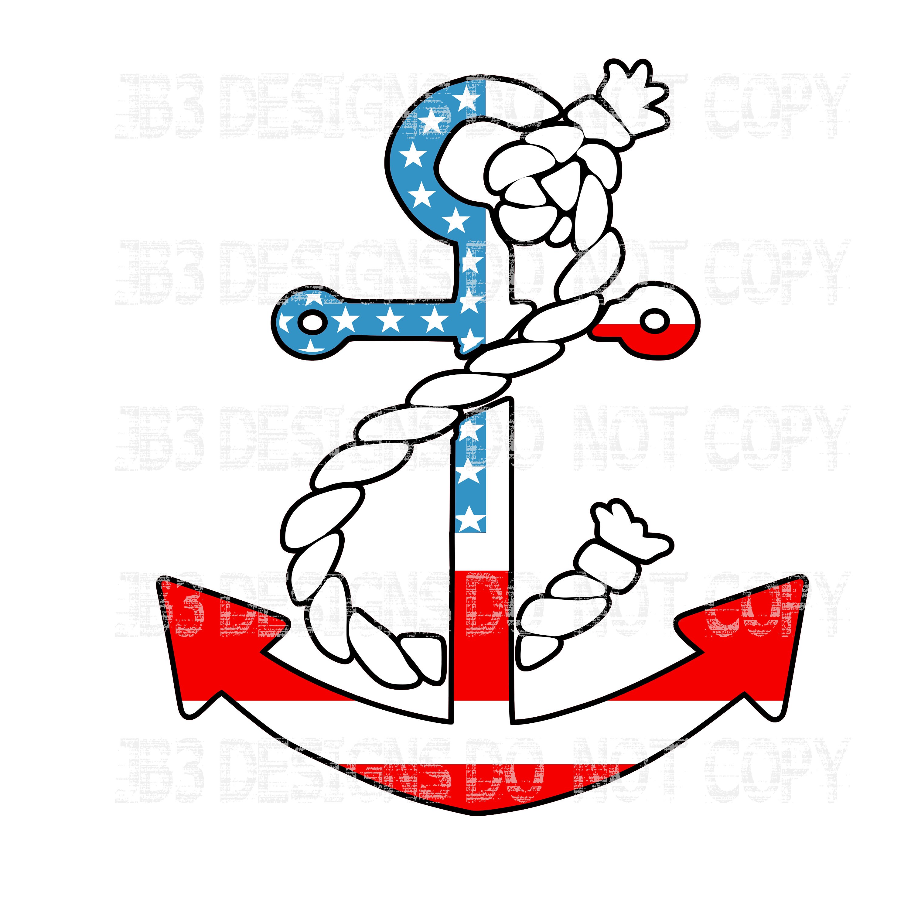 American Flag Anchor SVG PNG Sublimation - Etsy Hong Kong