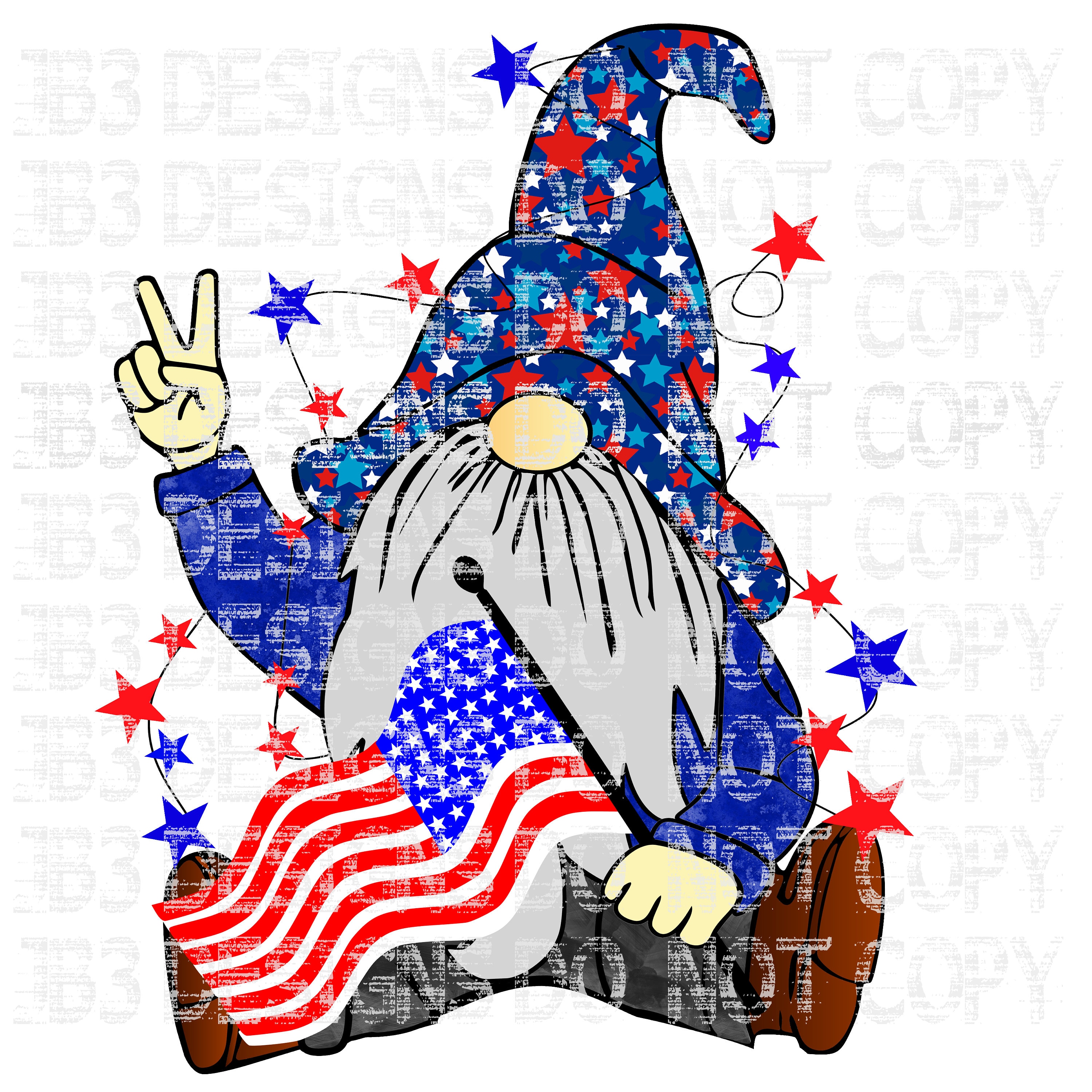4th of July/Memorial day Gnome png spring/summer gnome | Etsy