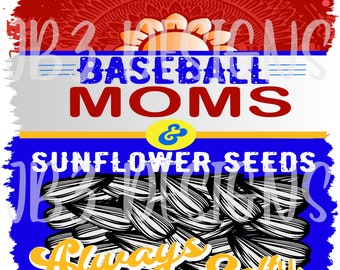 Sublimation Png Salty Baseball Moms Svg