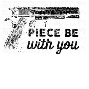 Piece be with you SVG and PNG Sublimation