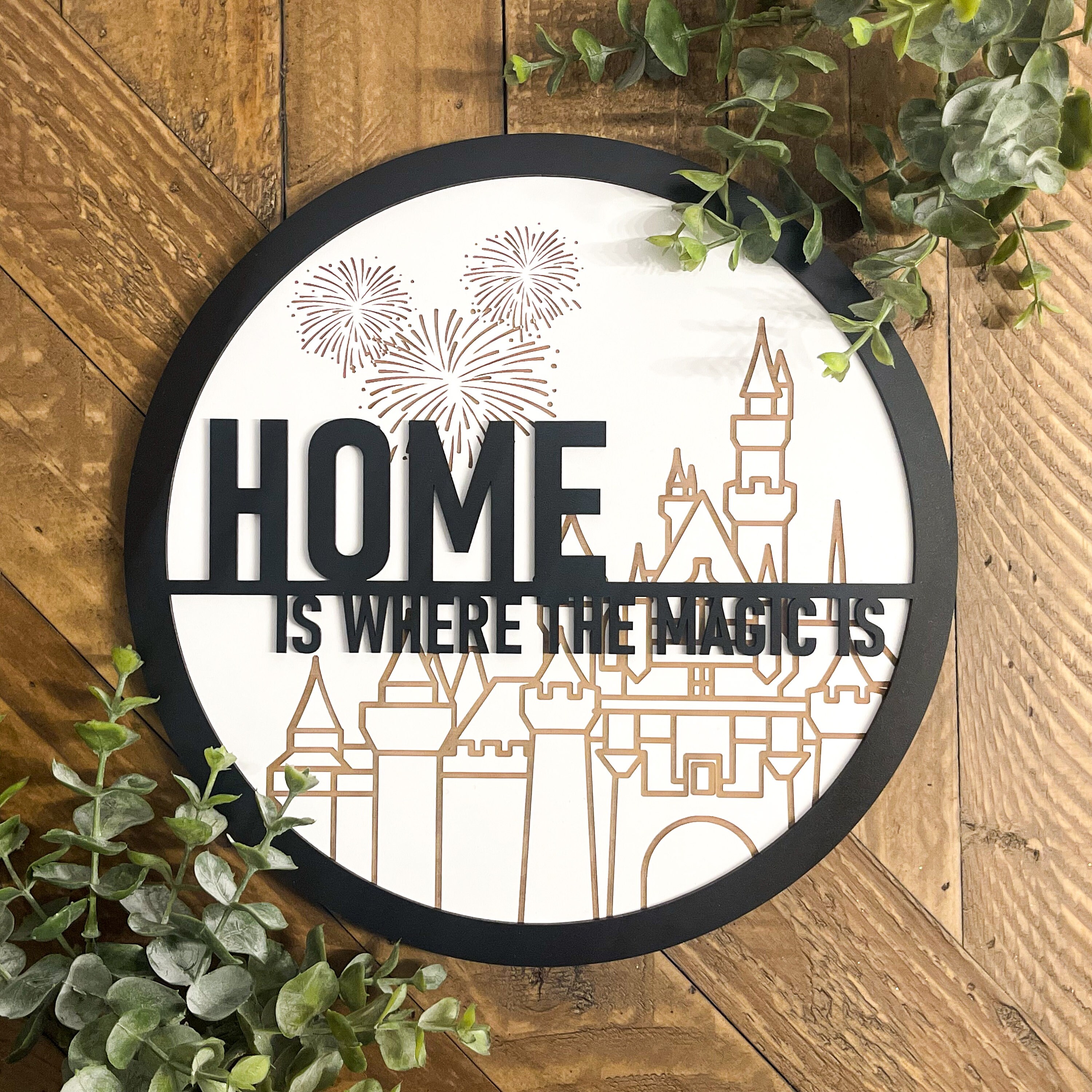 10 Home is Where the Magic is Sign // Disney-inspired