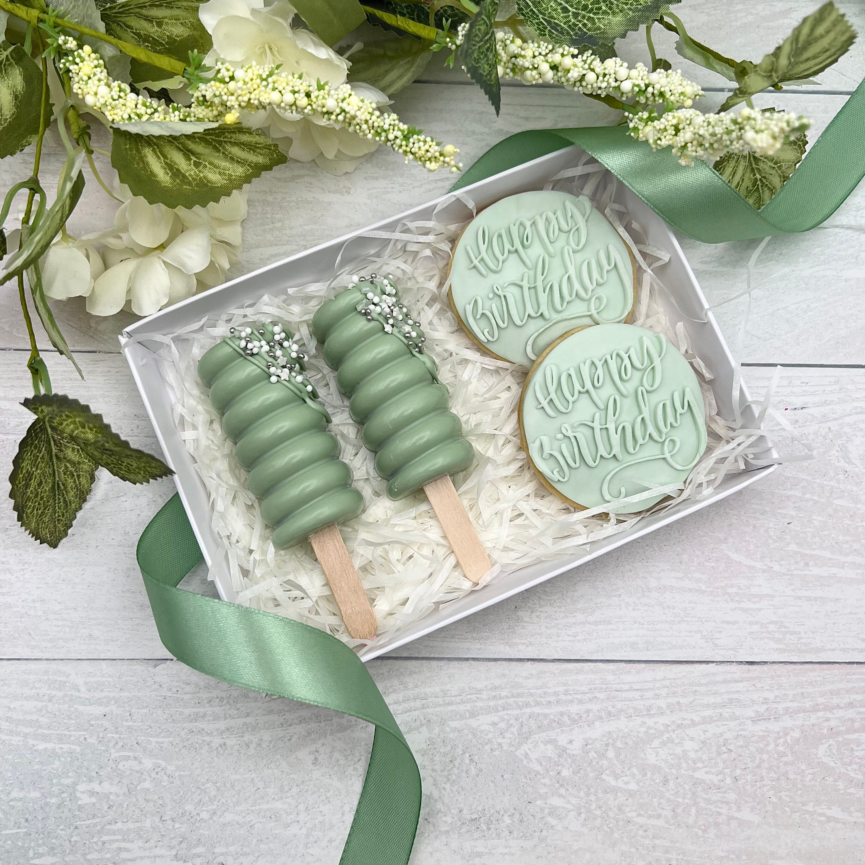 Birthday Cakesicle Treat Box for Her Birthday Gift belgian Etsy UK