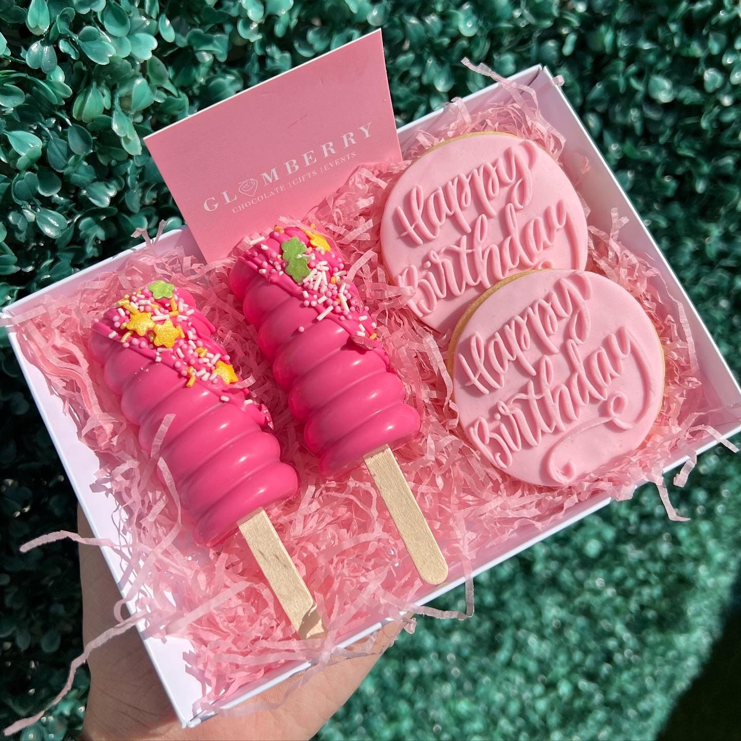 Birthday Cakesicle Treat Box for Her Birthday Gift belgian Etsy UK