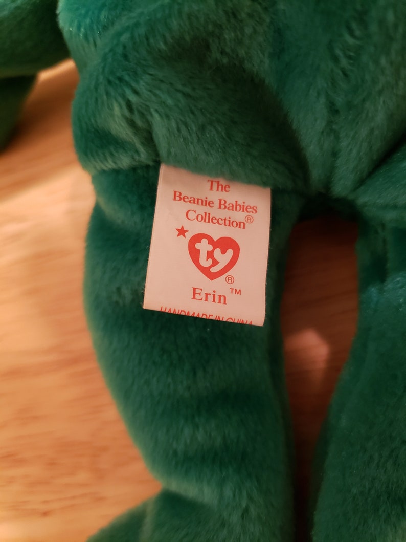 1997 Erin Ty Beanie Baby with errors Etsy