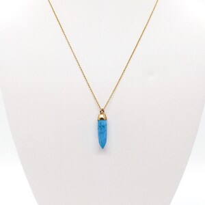 Handmade Necklace , Turquoise Necklace , Blue Necklace, Beaded Necklace , Boho style