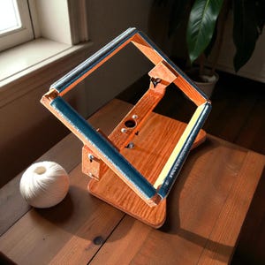 Cadre pivotant teinté pour le crochet de tapis | Zone de crochet intérieure 11 x 14 | Bandes de cardage en acier inoxydable