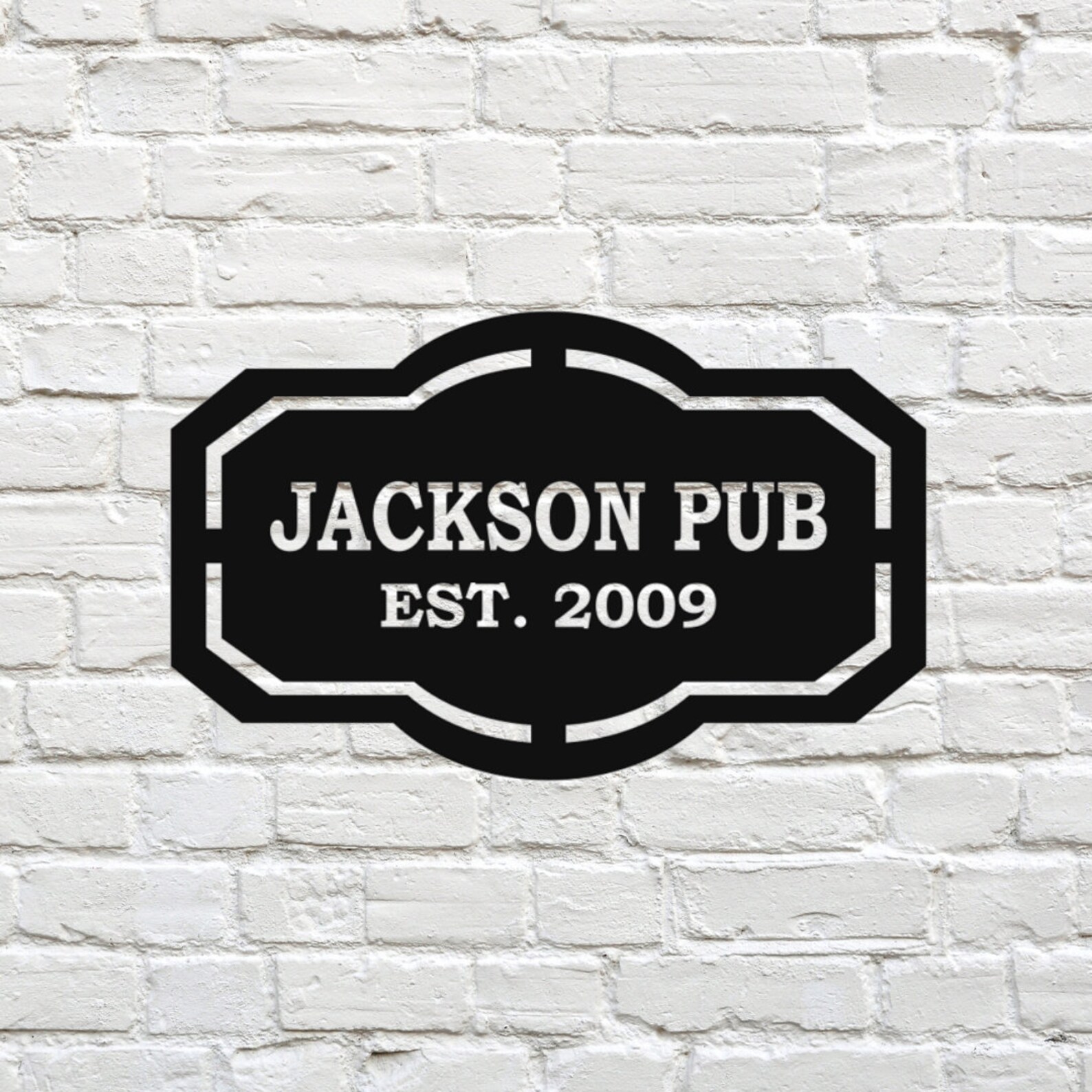 Fancy Personalized Business Sign Custom Business Logo or Artwork Custom ...