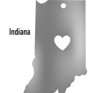 Indiana State Ornament