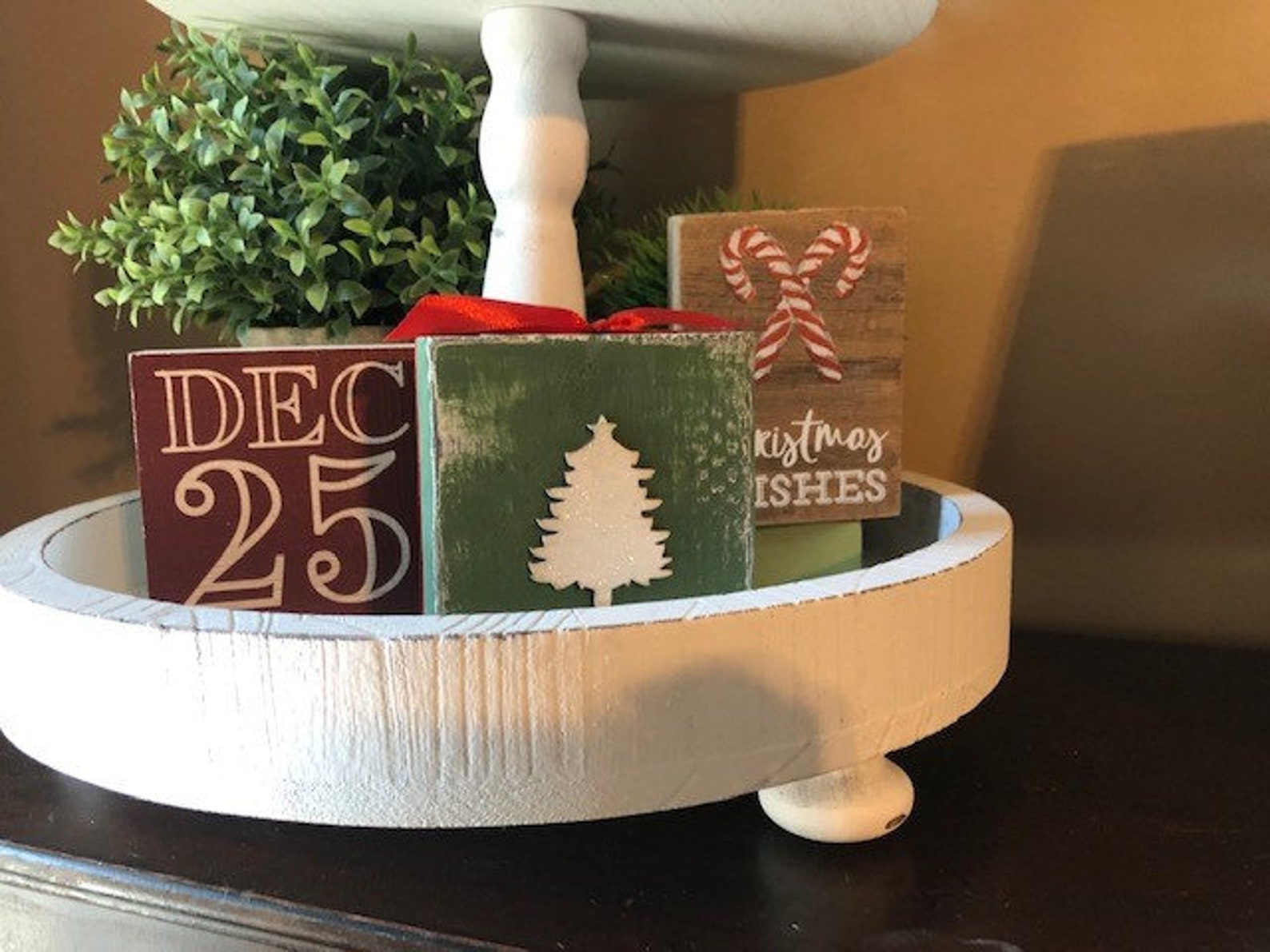 Christmas Tree Block Etsy