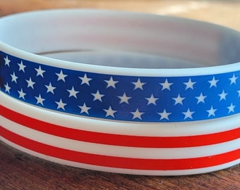 Back The Blue Silicone Bracelet - Thin Blue Line - Law Enforcement Support