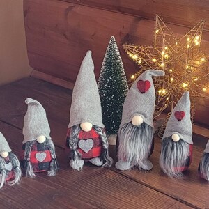 Christmas Gnome Families Are Back in Red and Black Buffalo - Etsy