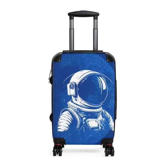 Blue Moon With Astronaut Unique Bags Holiday Travel Luggage