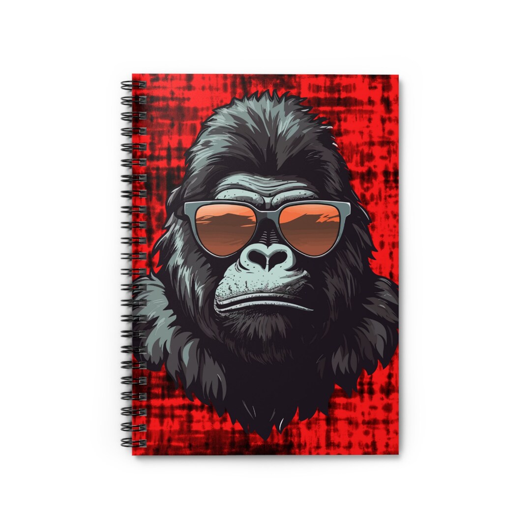 Gorilla Silverback Fun Animal Theme Journal Notes School Home - Etsy