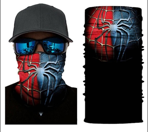 Super Hero and Movie Lovers Neck Gaiter Balaclava Unisex  Face Mask Alternative Headbands Multiuse
