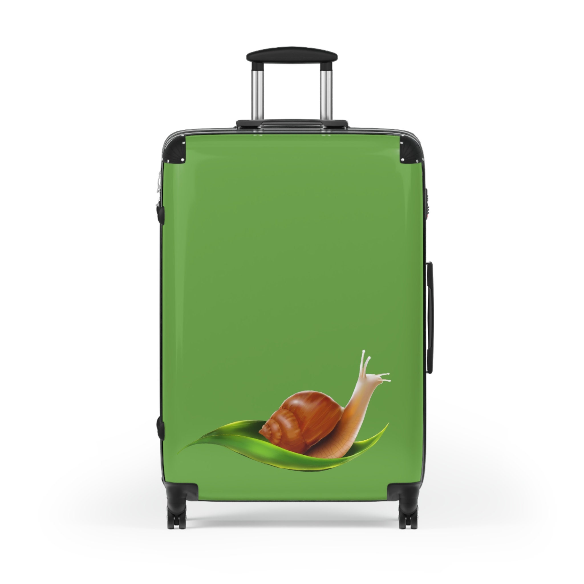 Snail Simple Minimalist Design Travel Bag Suitcase Custom Art Luggage That Stands Out 3 Size Options Suitcase Etsy